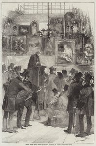 Vente de tableaux chez Messers Christie et Manson, King-Street, St James